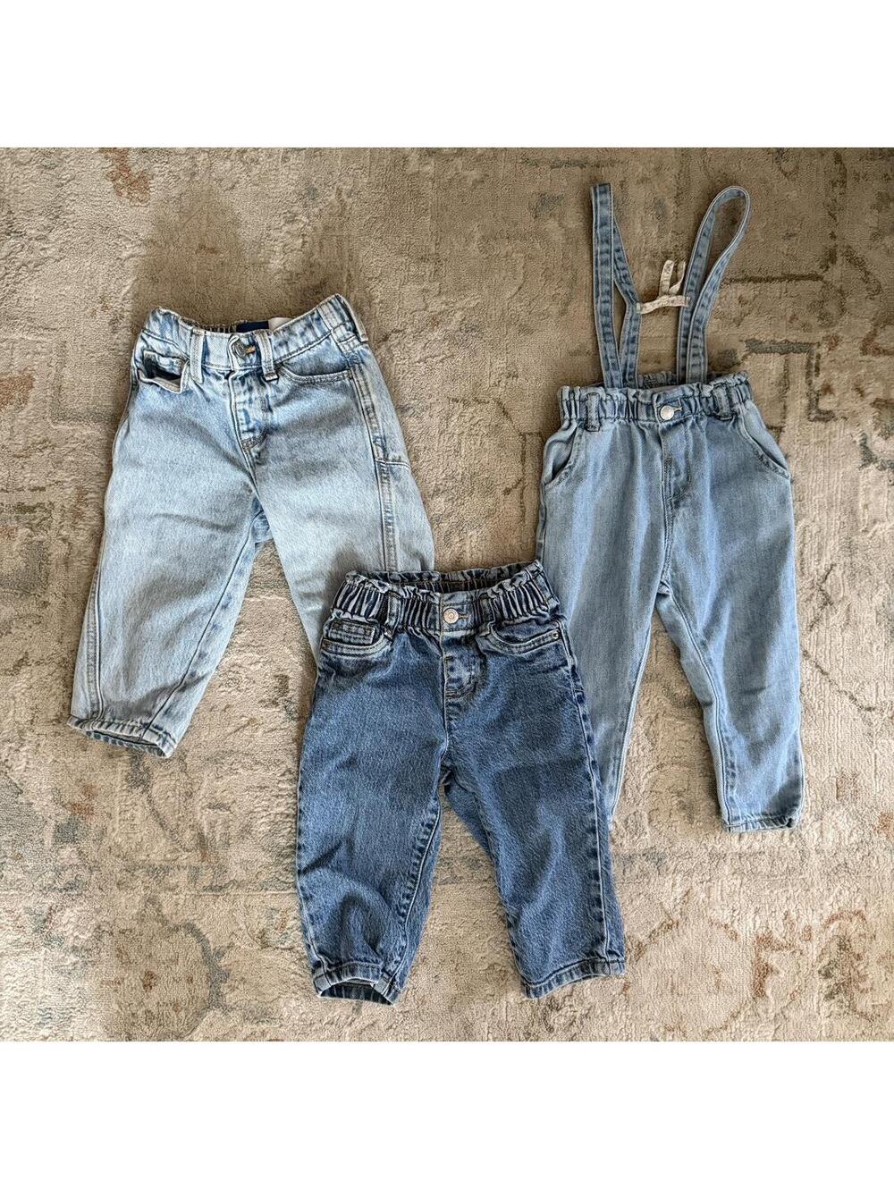 Toddler girl denim BUNDLE - Zara, old navy and cat & jack size 18-24mo